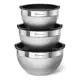 Conjunto Bowls Tigelas Inox Com Tampa Plástica Electrolux em oferta