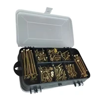 Imagem da promoção Kit Combo 300 Parafusos Chipboard Philips + Buchas + Maleta Cx estojo organizador