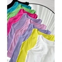 Imagem da promoção KIT 03 Blusas Regata Suplex Básica Casual com Forro