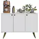 Buffet 3 Portas 90cm Para Cozinha e Sala de Jantar Cantinho do Café Móveis Bonatto em oferta