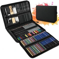 Imagem da promoção Kit de Desenho Profissional Lápis 72 Pçs/Conjunto, Lápis de Cor Profissional, Esboço E Lápis, Inclui