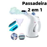 Imagem da promoção Passadeira 110v 2 em 1 Vaporizador A Vapor De Roupas Tira Amasso Portátil 800w
