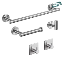 Imagem da promoção Kit Acessórios Banheiro Toalheiros Suportes Para Papel Higiênico 5 Peças Yesop