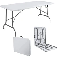 Imagem da promoção Mesa Dobrável Vira Maleta Com Alça Versátil 1,80m Premium