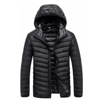 Imagem da promoção Jaqueta Bobojaco Impermeável Becker Nylon Puffer Masculino com Bolsos e Capuz