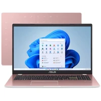 Imagem da promoção Notebook ASUS Vivobook Go 15 Intel Celeron 4GB RAM 128GB eMMC 15,6" UHD Rosa Windows 11+ Microsoft 3