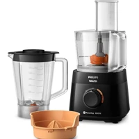 Imagem da promoção Multiprocessador PowerChop 600 Plus, Philips Walita, 4 em 1, Preto 600W, 110v - RI7300/93