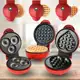 Máquina Para Fazer Waffle Em Forma De Redonda / Coração / Donuts em oferta