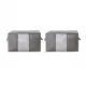Kit Caixa Organizadora Flexível Closet Roupa Cobertor Casacos Armário / ANA em oferta