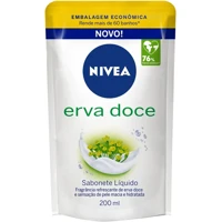 Imagem da promoção NIVEA Sabonete Líquido Refil Erva Doce 200ml - Fragrância refrescante de erva-doce, sensação de pele
