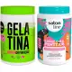 Salon Line, Kit Creme de Pentear, Definição Máxima + Gelatina Capilar, Super Definição, Vegano - 1kg em oferta