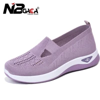 Imagem da promoção Novo Conforto Sapatos Casuais Femininos De Moda Sola Macia Com Oca E Respirável Para Mulheres Malha