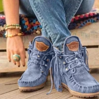 Imagem da promoção Botas Femininas Com Franjas Para Outono/Inverno