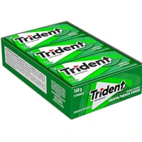 Imagem da promoção Chiclete Trident Menta Sem Açúcar - Caixa com 21 unid