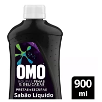 Imagem da promoção Lava-Roupas Líquido Roupas Finas e Delicadas Pretas e Escuras Omo Frasco 900ml