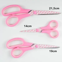 Imagem da promoção Kit Com 3 Tesouras Decoradas para Corte e Costura, Artesanato, Patchwork e Papelaria em Aço Inoxidáv