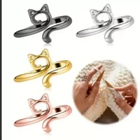 Imagem da promoção Anel Guia para Tricô Crochê Costura Anel Gatinho Cod001 Acessório para Costura Artesanato Tricô Croc