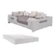 Cama Casal Montessoriana Moderna Com Colchão E Grade De Proteção Encanto Quarto Criança Luxo em oferta