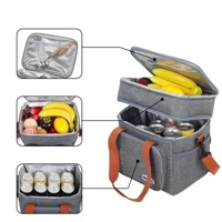 Imagem da promoção Bolsa Térmica De Duas Camadas De Grande Capacidade Adequada Para Piquenique MING
