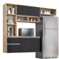 Imagem da promoção Cozinha Compacta Sol 5 Portas 1 Gav Cor Teka/Onix