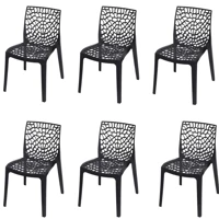 Imagem da promoção Conjunto 06 Cadeiras Gruvyer p/ Sala Jantar + Resistente e Estilo