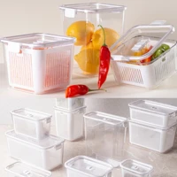 Imagem da promoção Potes Slim Herméticos Tampa Com Trava e Separador de Água Interno Para Frutas e Saladas