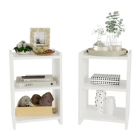 Imagem da promoção Kit 2 Mesa de Cabeceira Nicho Quarto Casal Decoração Retro América