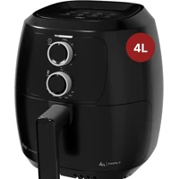 Imagem da promoção WAP Fritadeira Elétrica Air Fryer FAMILY WAFF2-P 4 Litros, Preto, Revestimento Antiaderente, 1500W