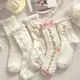 5 Pares Versão Coreana De Meias De Moda E Personalizadas ins Fofas Doces em oferta