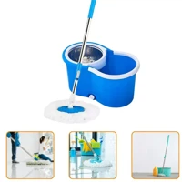 Imagem da promoção Mop Giratorio Com cabo de 110 cm Cesto Em Inox - Balde Centrífuga - C/2 Refil