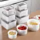 Kit 3 potes Organizadores Geladeira Organizador Alimentos Vegetais Cozinha Moderna LZ 123 em oferta