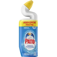 Imagem da promoção Pato Limpador Sanitário Gel, Marine, Limpeza Pesada, Banheiro e Vaso Sanitário, 750ml