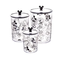 Imagem da promoção Kit 3 Peças Porta Mantimentos Mickey Disney Hermético Redondos Plasútil