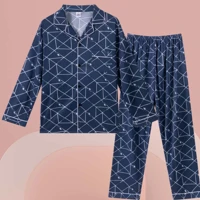 Imagem da promoção Z&D Lingerie Pijama Masculino Manga longa Aberto Com Botão comprido Homem Adulto Sy09