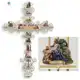 A Vida Da Coleção De Cristo Display Cruz Adesivo Decalque Parede Acessórios E Bíblia Religiosa em oferta