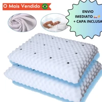 Imagem da promoção Kit 2 Travesseiros magnético ortopedicos com infravermelho terapeutico anti ronco