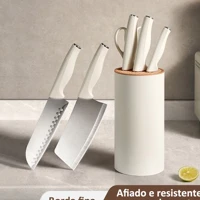 Imagem da promoção Conjunto de facas de aço inoxidável 5 peças Tesouras profissionais para cozinhas profissionais