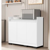 Imagem da promoção Rack Aparador Buffet Cantinho Café Retrô 3 Portas Ryzen Novo Modelo Lançamento