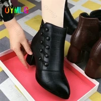 Imagem da promoção Bota De Frio Feminina 2023 Salto Alto Cano Baixo