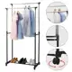 Cabideiro Arara De Roupas Multiuso Com Sapateiro Aço Prateleira Com Rodinhas - KONTUZ HOME em oferta
