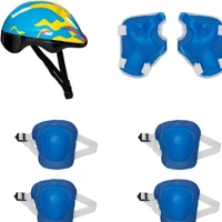Imagem da promoção Kit De Proteção Azul Chamas C/cap Mimo Style Azul/ROSA