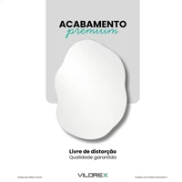 Imagem da promoção Espelho Vildrex Roma 70x50cm Design Moderno Lapidado Luxo
