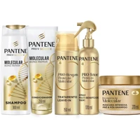 Imagem da promoção Kit Pantene Molecular Bond Repair - Shampoo + Condicionador + Máscara + Leave-In + Spray