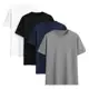 Kit 4 Camisas Camiseta Básica Lisa 100% Algodão Premium 30.1 em oferta