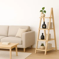 Estante Decoração de Ambiente Madeira em oferta