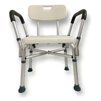 Imagem da Promoção Cadeira de Banho Supermedy Com Braços Alumínio Ajustável 145Kg