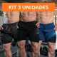 Kit com 3 Shorts Bermuda Duplo 2 Em 1 Treino em oferta