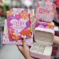 Imagem da oferta Kit Dia das mães Porta Joia + Agenda Personalizado