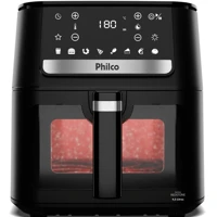 Imagem da oferta Air Fryer Philco 9,5L Visor Glass Redstone 1800W PAF95A 127V