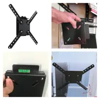 Suporte para TV Ou Monitor LCD de 10" a 55" SBRP110 com Inclinação de Até 8°, Brasforma, 9157, Preto em oferta na Amazon
